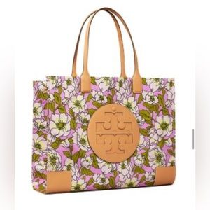 Authentic Nwt Ella Tote Aster Flower